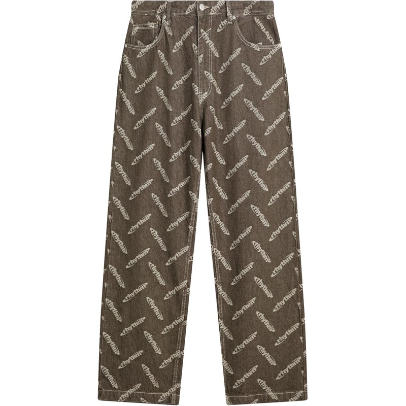 Bershka Džínsy hnedá / kapučíno 65889506