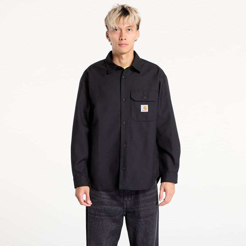 Košeľa Carhartt WIP L/S Ray Shirt UNISEX Black Rigid XS 65136252
