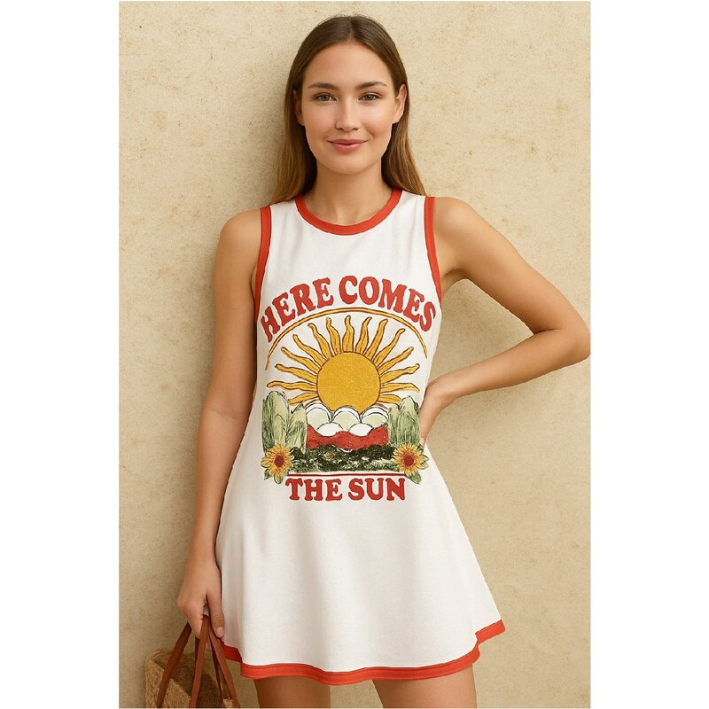 MiaSmi Tielkové šaty s potlačou 65137128