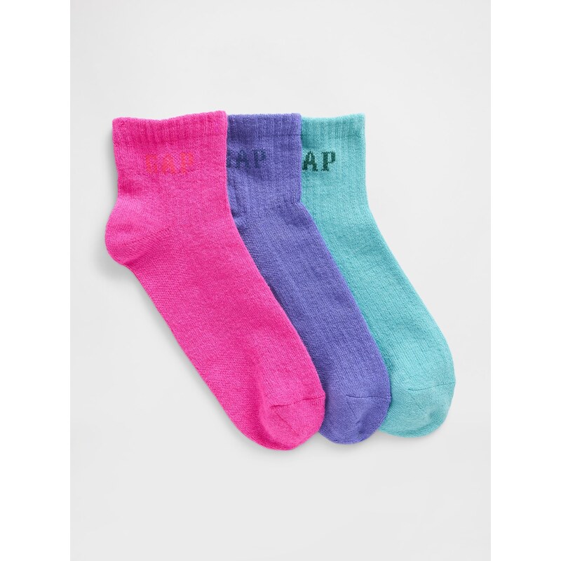 GAP Childrens Socks, 3 Pairs - Girls 66334092