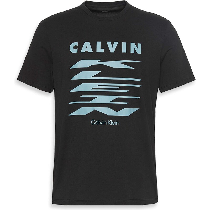 Calvin Klein Jeans Tričko pastelovo modrá / čierna 65139049