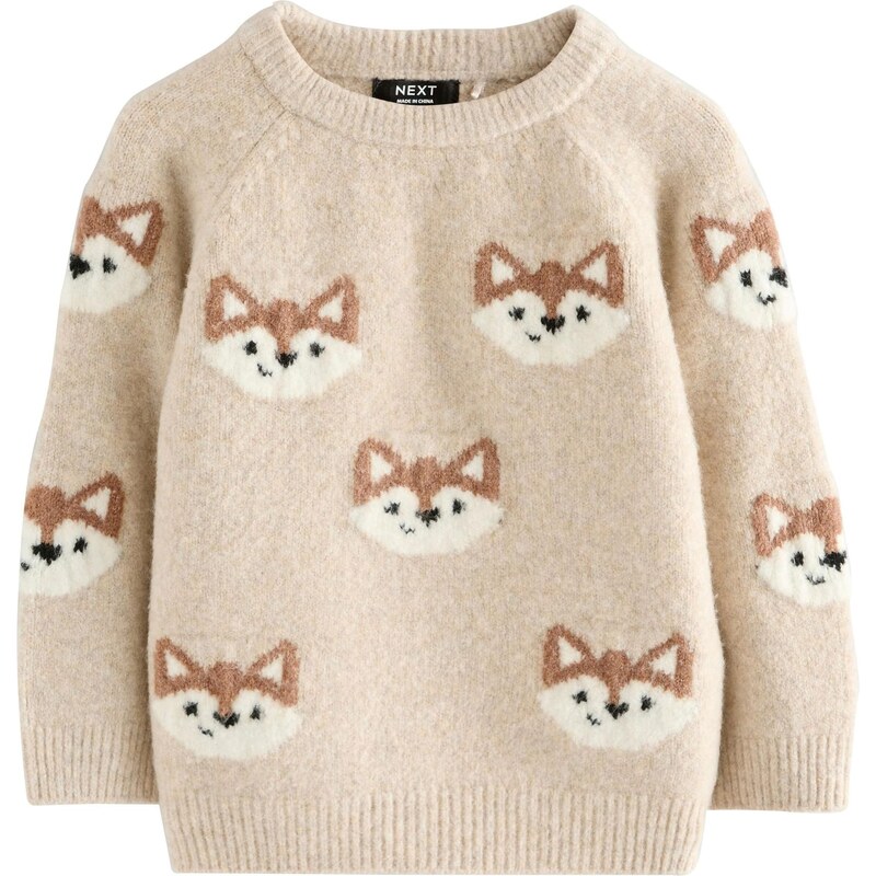 Next Sveter béžová / hnedá / čierna / biela 65884876