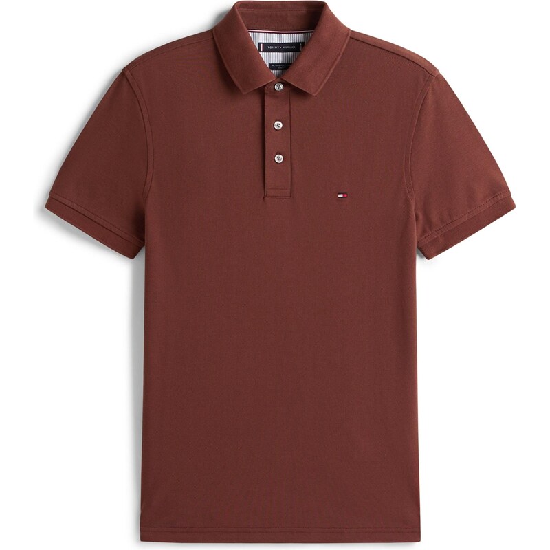 TOMMY HILFIGER Tričko 1985 burgundská 65139109