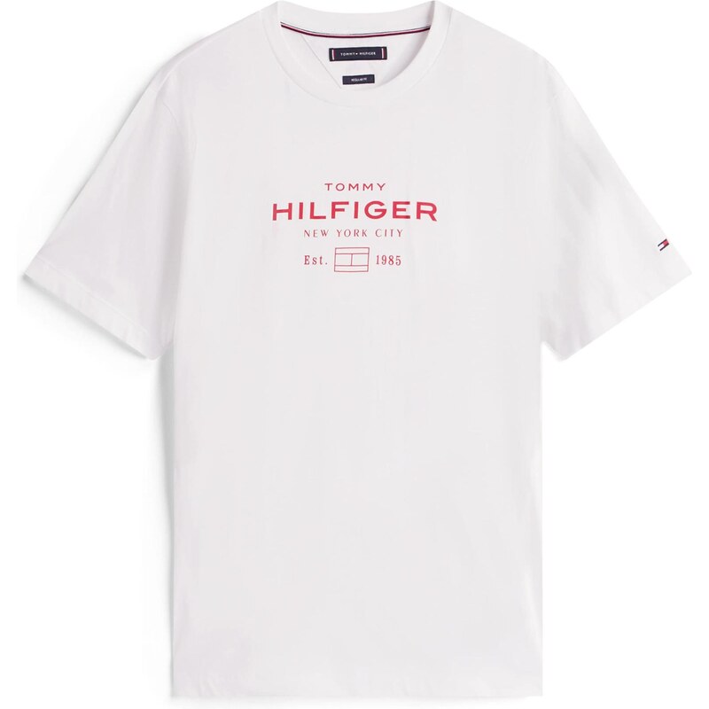 TOMMY HILFIGER Tričko červená / biela 65139054