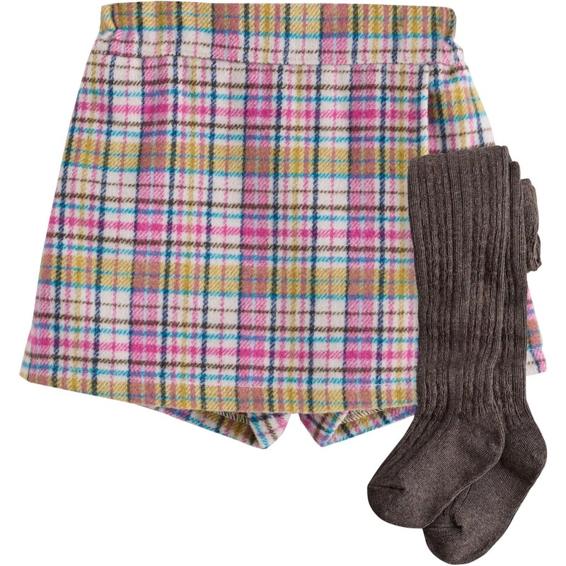 Next Sukňa nebielená / hnedá / horčicová / ružová 65795272