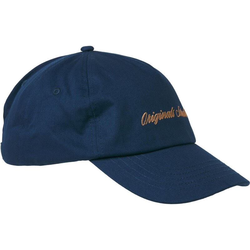 JACK & JONES Čiapka JACFRAME tmavobéžová / námornícka modrá 65657868