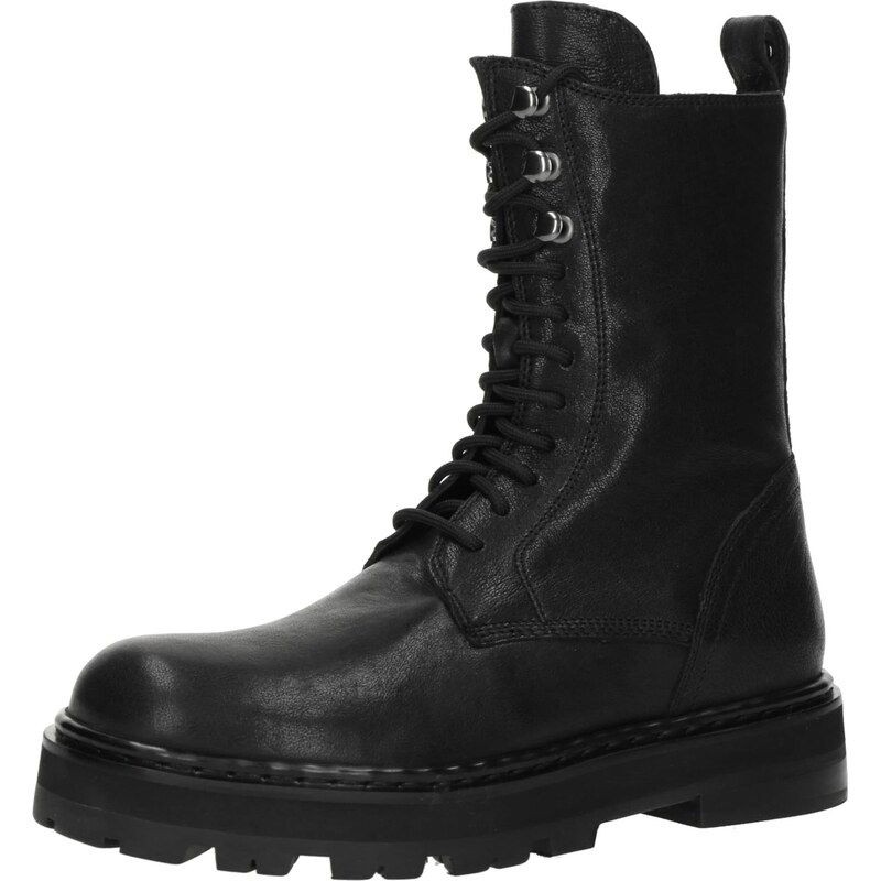 PATRIZIA PEPE Šnurovacie členkové čižmy STIVALI čierna 65661927