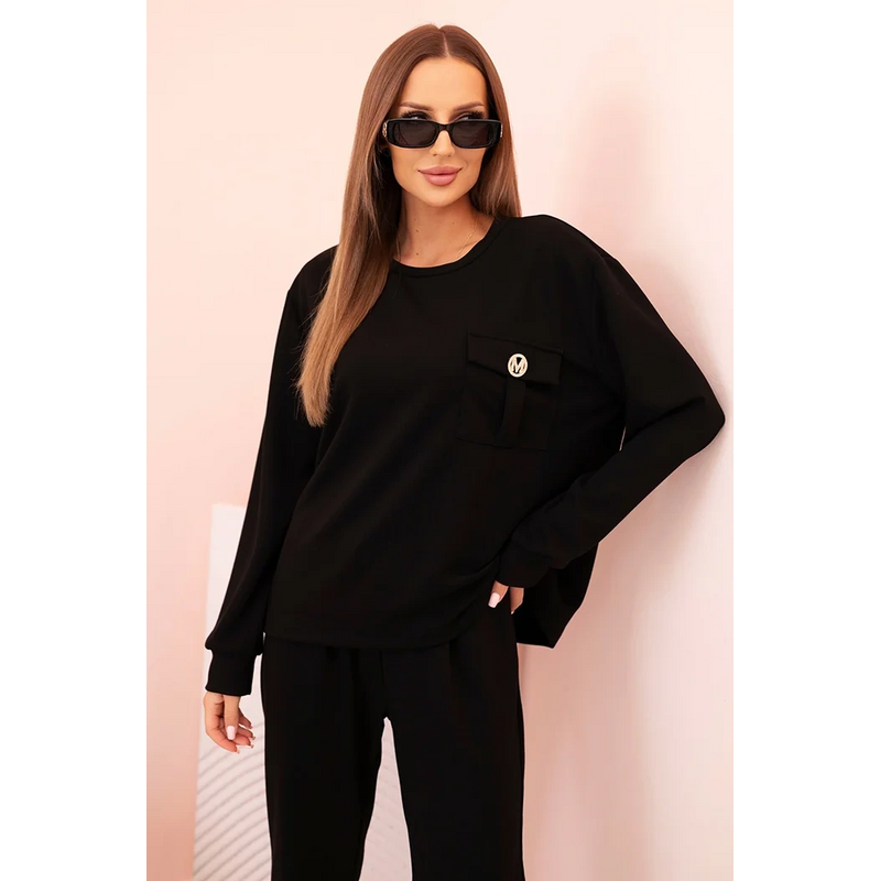 Kesi Komplet dámsky maslový mikina a nohavice s gumou Oskar 65185220