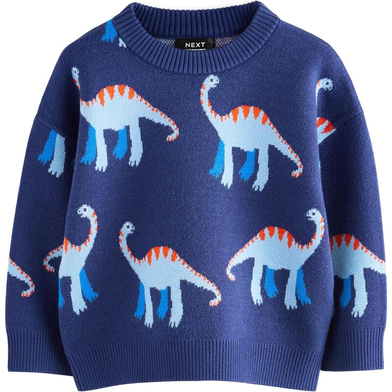 Next Sveter námornícka modrá / azúrová / nebesky modrá / oranžová 65654828