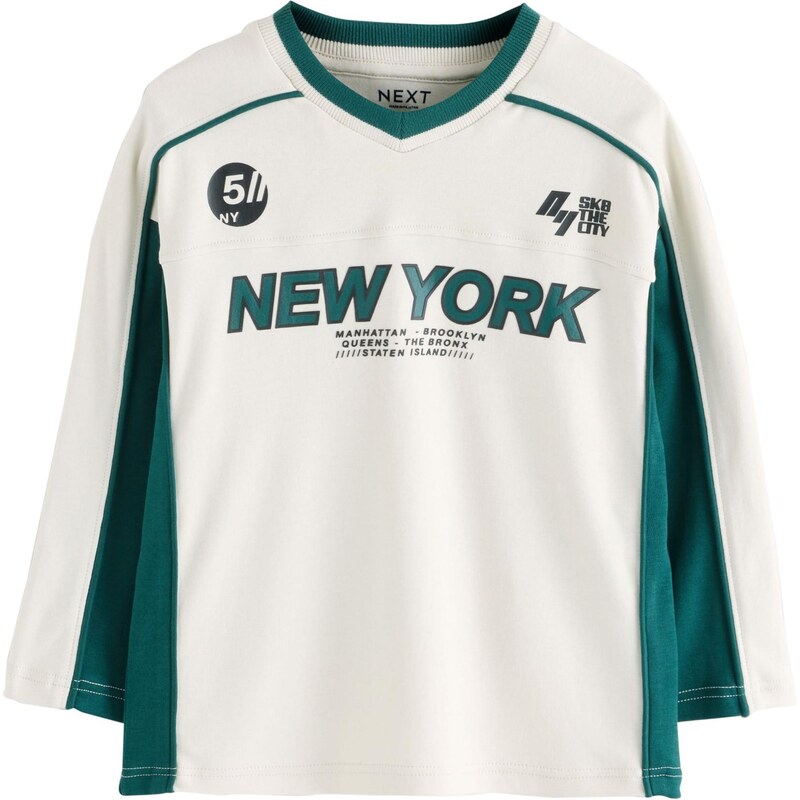 Next Tričko nebielená / tmavozelená 65884450