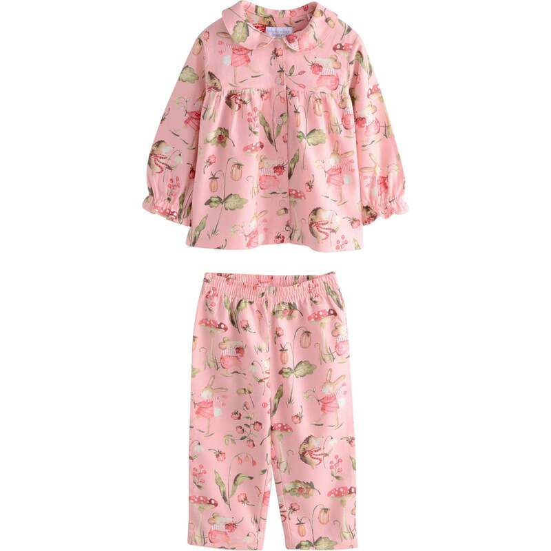 Next Pyžamo tmavošedá / kiwi / ružová / malinová 65887904