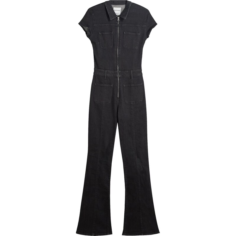 Bershka Overal čierna 65835338