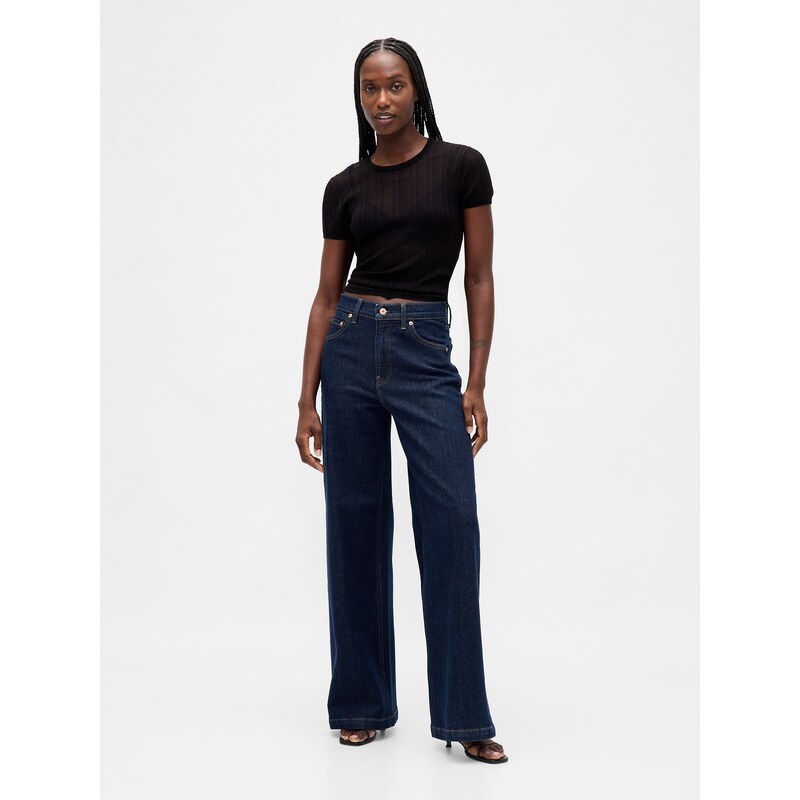 GAP dámske široké rifle s vysokým pásom 66722552