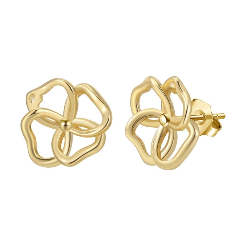 MAJYA Strieborné náušnice ZEA pozlátené 11891 65260538