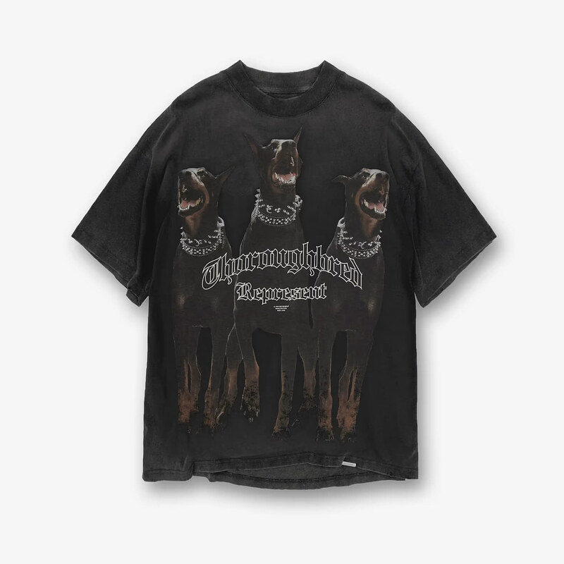Tričko REPRESENT Thoroughbred T-Shirt Vintage Black XL 65143192