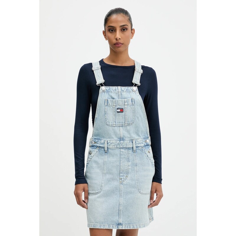 Rifľové šaty Tommy Jeans 65143345