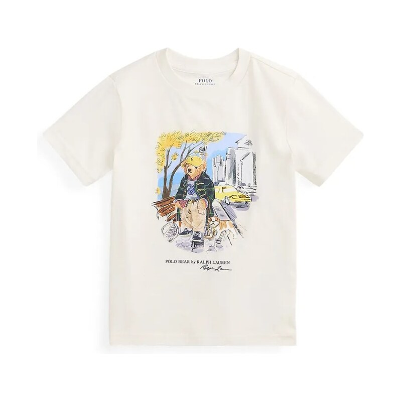 Detské bavlnené tričko Polo Ralph Lauren 65143336