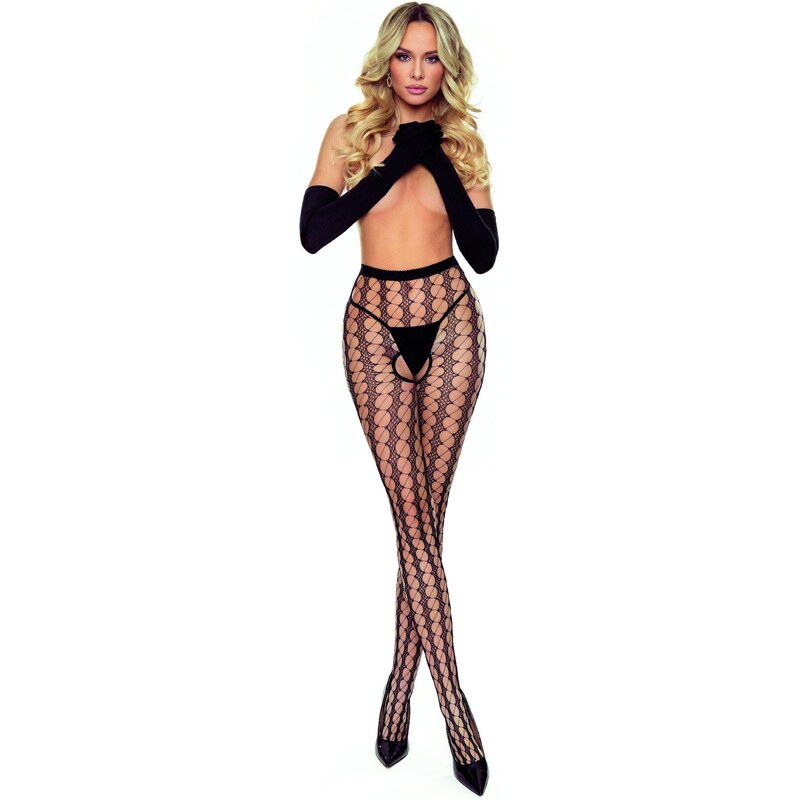 Passion TI Open 031 black - Pančuchové nohavice 65144260