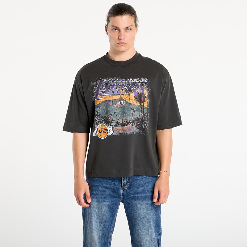 Tričko New Era NBA Washed Graphic Los Angeles Lakers T-Shirt UNISEX 65160345