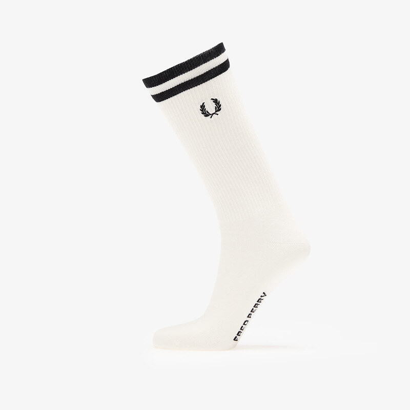 Ponožky FRED PERRY Tipped Sports Sock Snow White/ Black 6-9 65160381