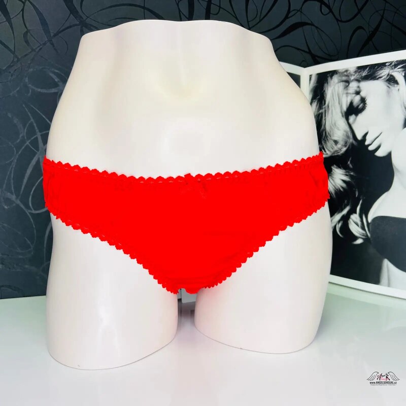 Agent Provocateur: Svůdné Červené Kalhotky s Mašličkami Plné 46574272