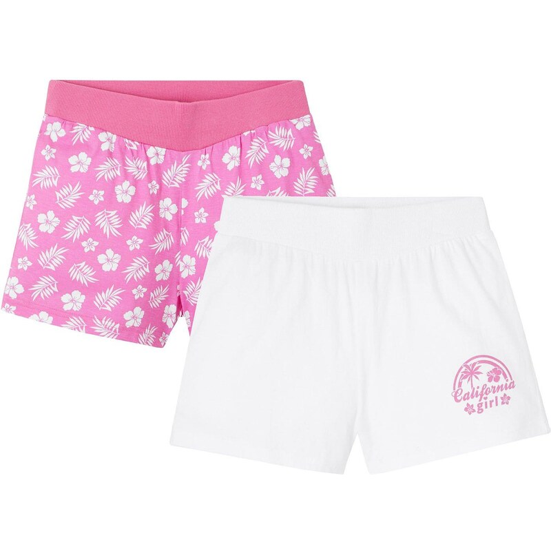 bonprix Džersejové šortky z čistej bio bavlny (2 ks v balení), farba 45289463