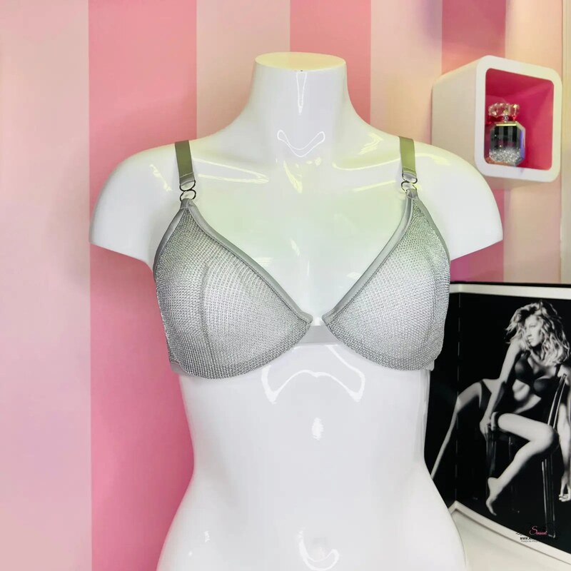 Victorias Secret Úžasná strieborná podprsenka pre luxusný pocit 46575011