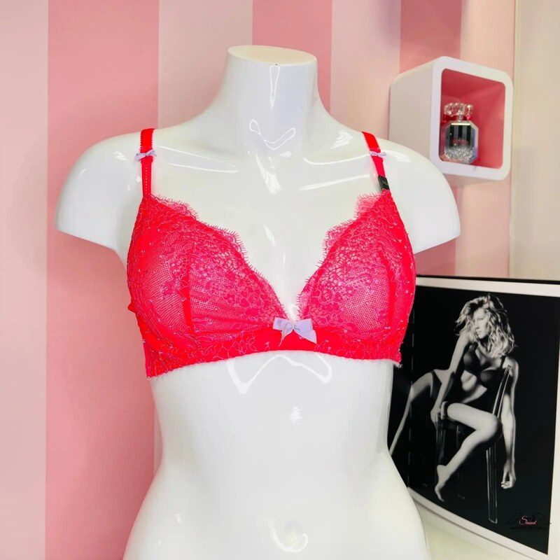 Victorias Secret Elegantná sieťovaná podprsenka s jemnou čipkou okolo 46574882