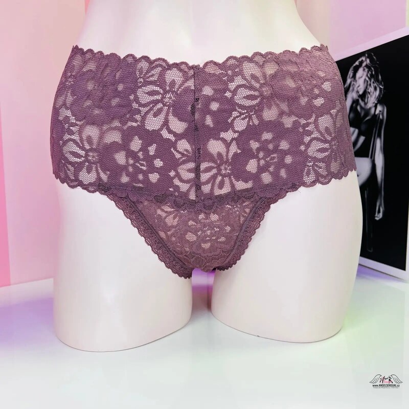 Victorias Secret Čipkové tangá s vysokým pásom 46574617