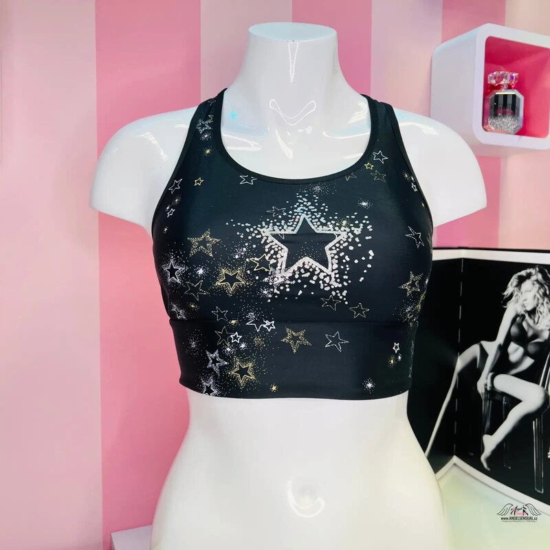 Victorias Secret Štýlová Športová Podprsenka s Hviezdičkami pre 46574989