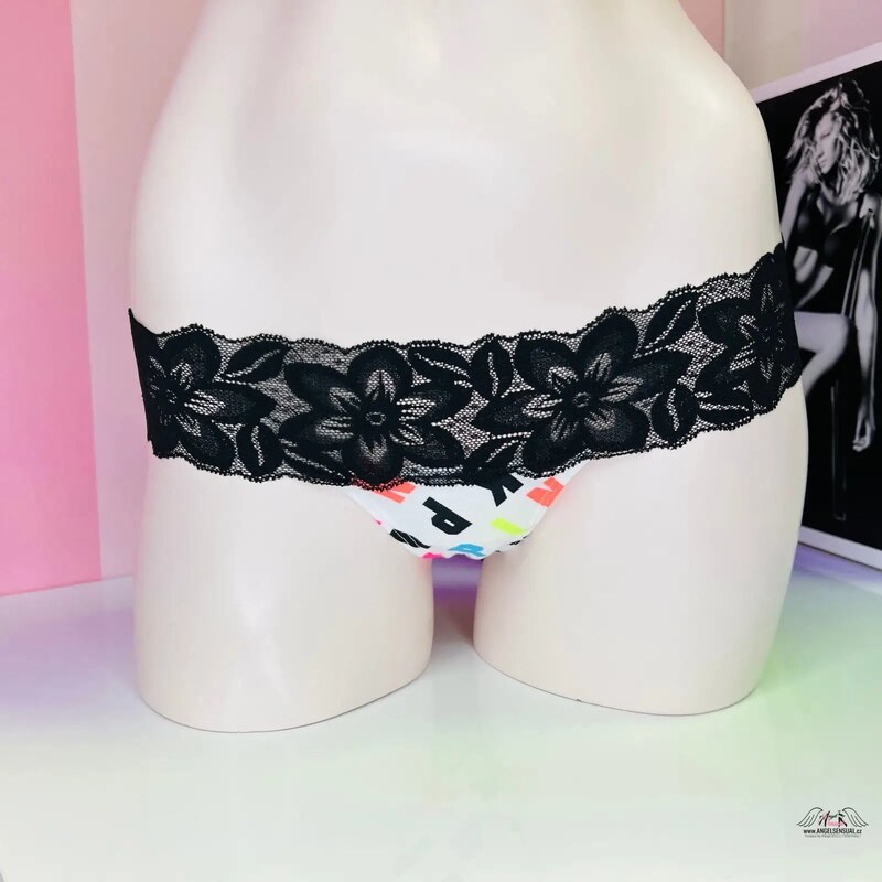 PINK Tangá s čipkou 65202483