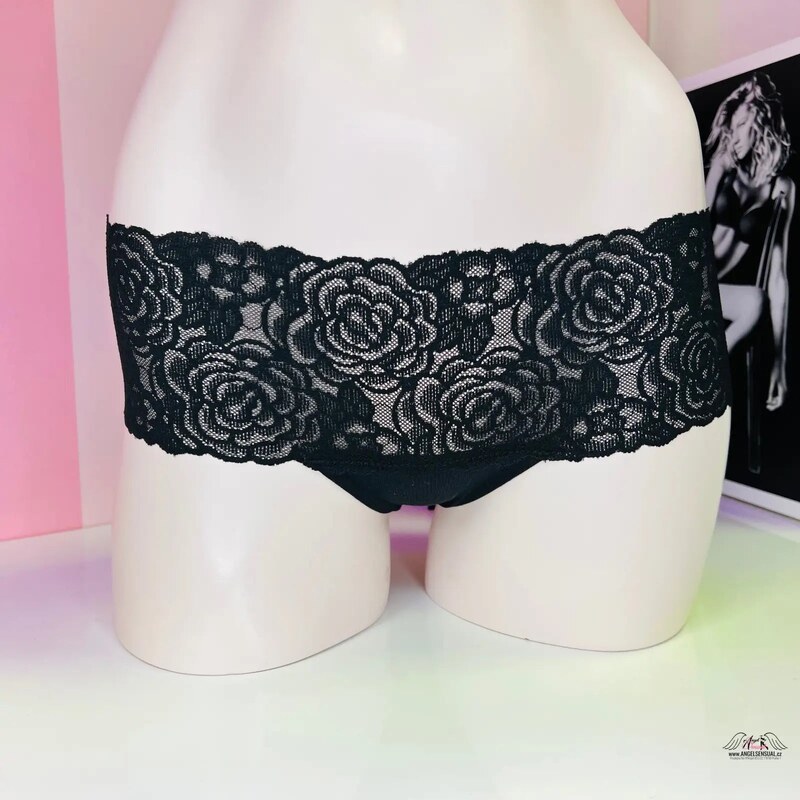 PINK Tangá s vysokou čipkou 65202480