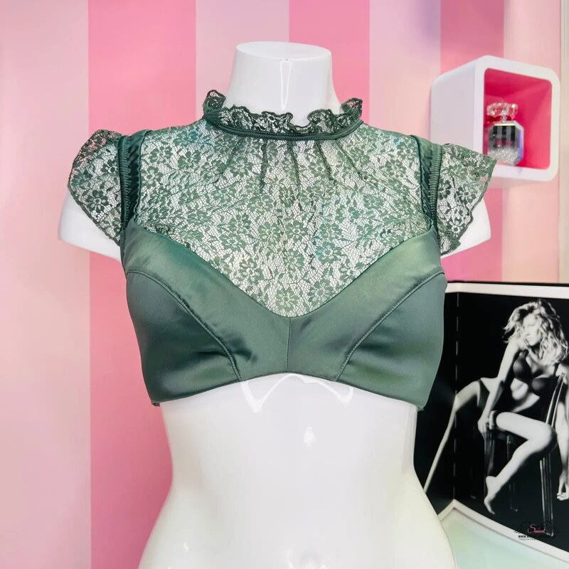 Victorias Secret Podprsenka s čipkou a zaväzovaním za krkom 46574763