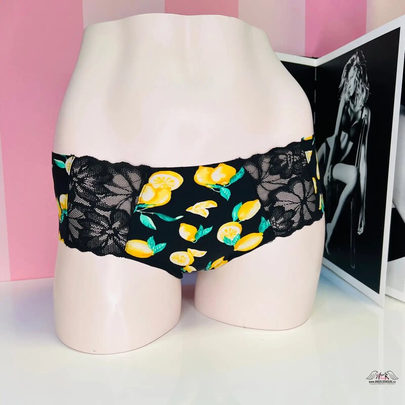 PINK Elegancia - Dokonale bezšvové nohavičky s čipkou pre neviditeľné 65202577