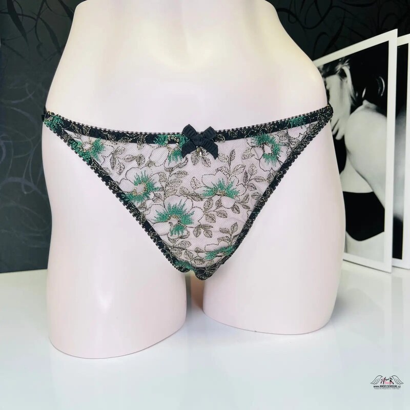 Agent Provocateur Elegantné nohavičky Castalia s kvetinovou výšivkou 46574426