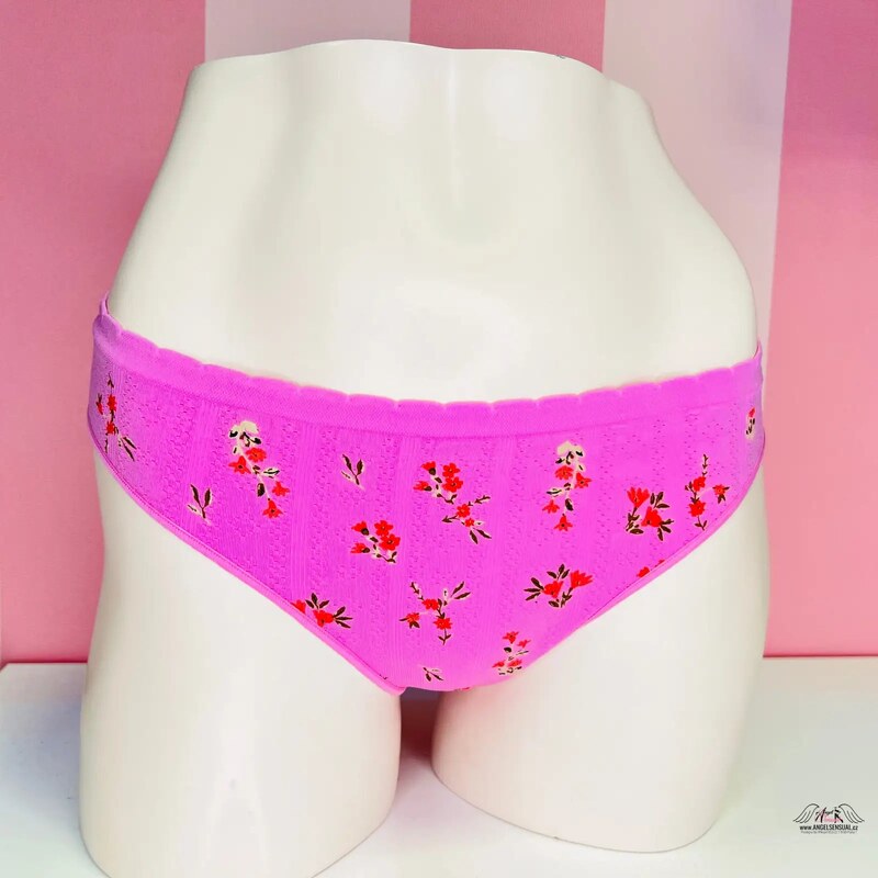 PINK Tangá s motívom kvetín 46575058