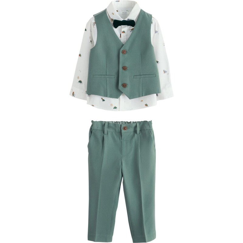 Next Set hnedá / mätová / čierna / biela 65658793