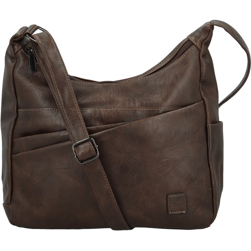 Dámska crossbody kabelka coffee - Firenze Ricco coffee 65159611