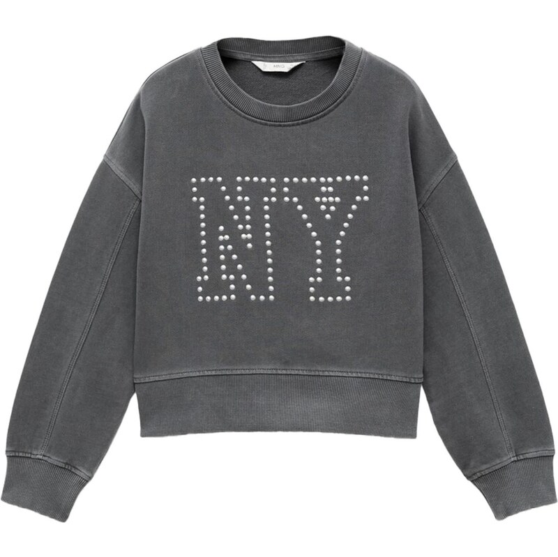 MANGO KIDS Mikina NYSET antracitová 65493812