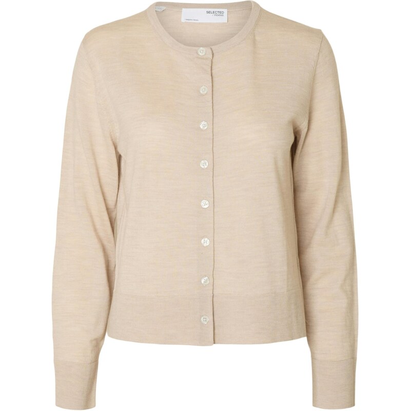 SELECTED Kardigán SLFThea béžová 65190149