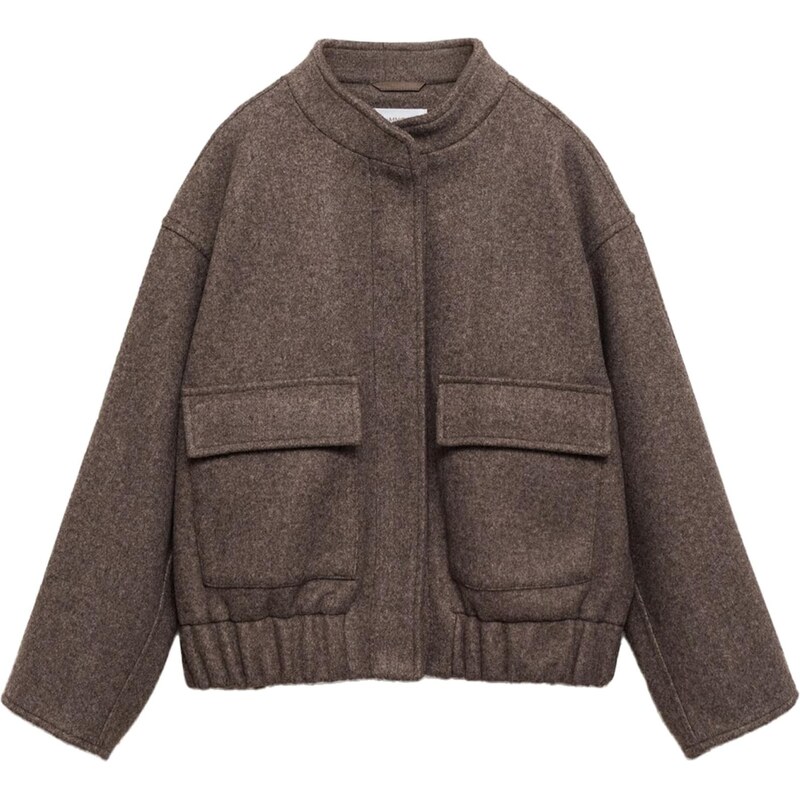 MANGO KIDS Prechodná bunda Vera hnedá 65372977