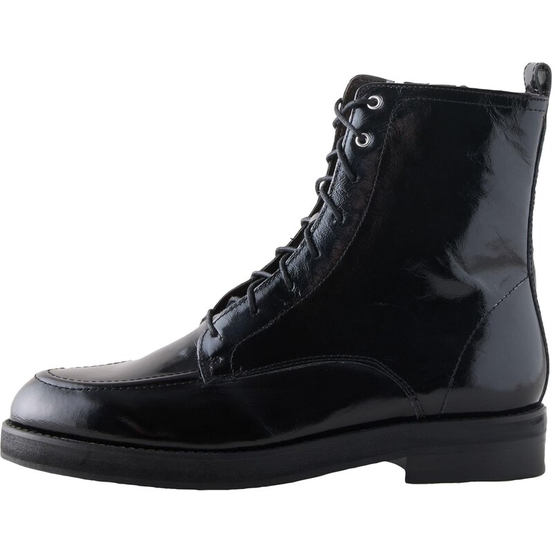 Next Šnurovacie členkové čižmy Forever Comfort čierna 65660412