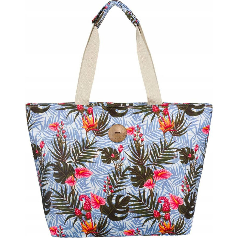 BASIC Svetlomodrá vzorovaná plážová taška 207 52671856