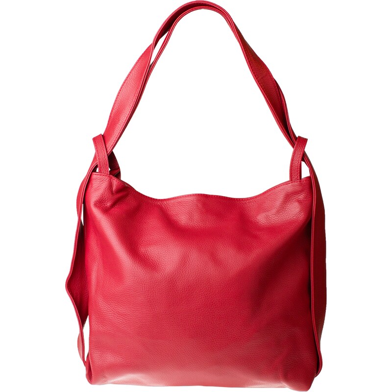 Červená kožená talianska kabelka Sofia Rossa Scarlatto NovaKabelka.sk 65150930