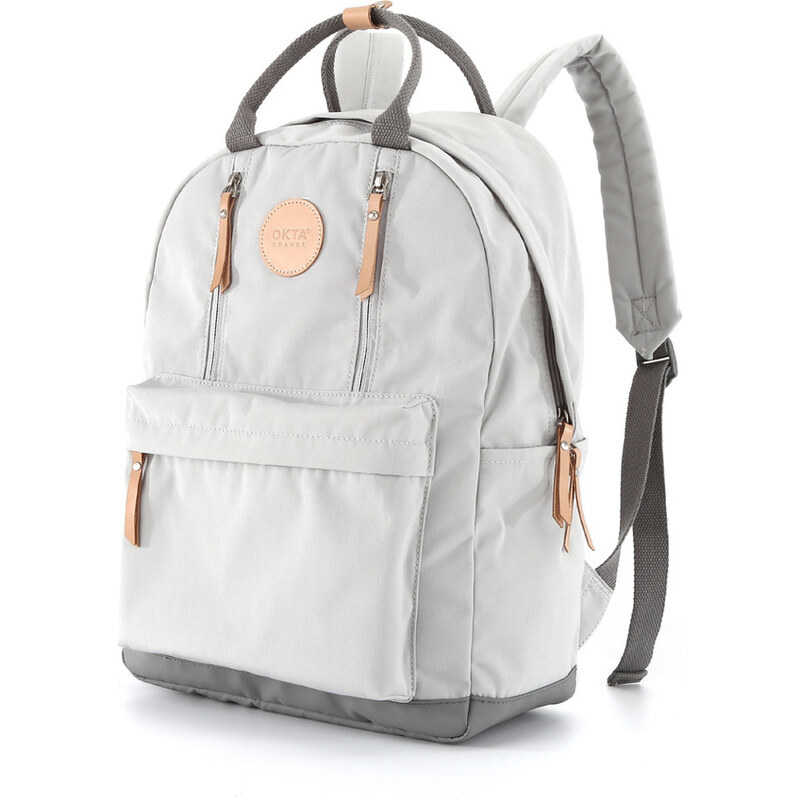 BASIC Himawari Svetlosivý dámsky batoh s praktickými vreckami 1087 65151271