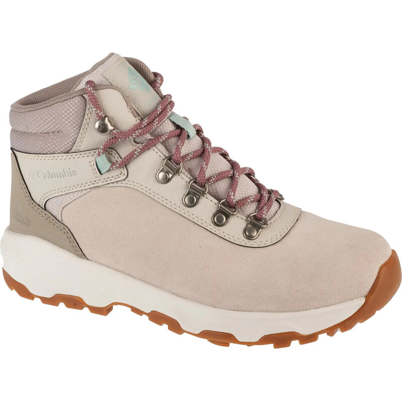 Béžové dámske členkové turistické topánky Columbia Newton Wander WP 65151610