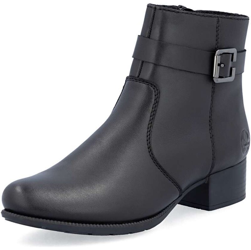 Dámska členková obuv RIEKER 78664-00 čierna W5 65153241