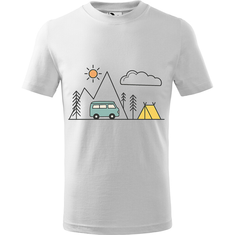 Handel Detské tričko - Výlet s karavanom 65153284