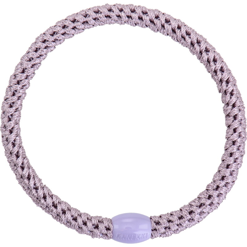 Gumička do vlasov Kknekki Slim Pearl Lavendel 65155015