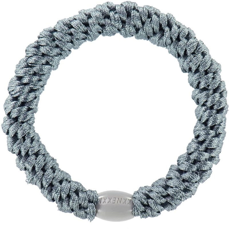Gumička do vlasov Kknekki Dusty Grey Blue 65155023